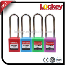 Safety Lockout 76mm Steel Long Shackle Padlock